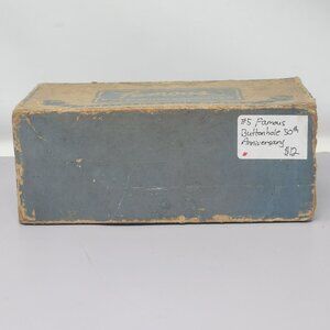 Vintage Buttonhole Worker Machine Set w/ Tools – 50th Anniv. Box